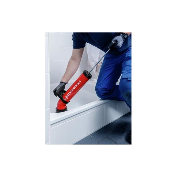Afvoerontstopper met pomp - ROTHENBERGER - Ropump Super Plus - Verstelbare handgreep - Gegoten behuizing - 58 cm