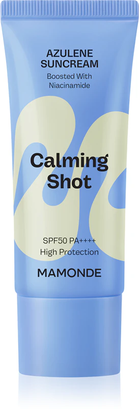 MAMONDE Calming Shot Azulene Suncream Ochranný krém na tvár s upokojujúcim účinkom