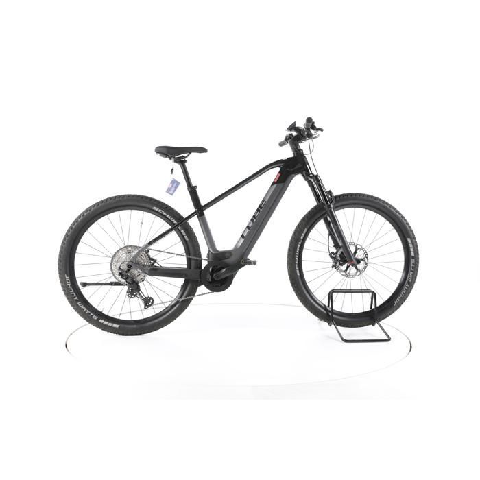 Bicicleta eléctrica Cube Reaction Hybrid SLT - negra - Bicicleta de montaña eléctrica rígida - Bosch 750 Wh reacondicionada