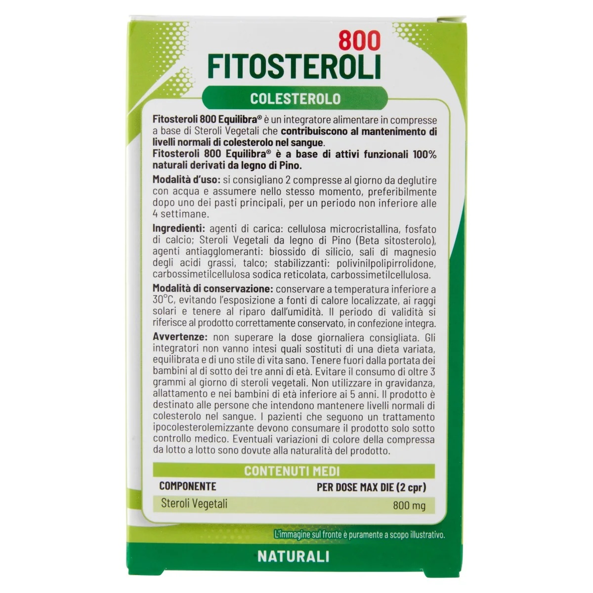 EQUILIBRA Equilibra Fytosteroly 800 40 tabletten cholesterol