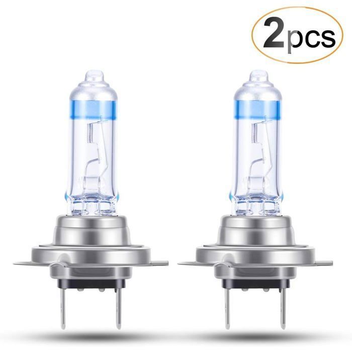 2x H7 Xenon Bulbs 12V 55W Super Bright, Car Headlights, Auto/Motorcycle Bulbs, New Version, Low Beam Lamp
