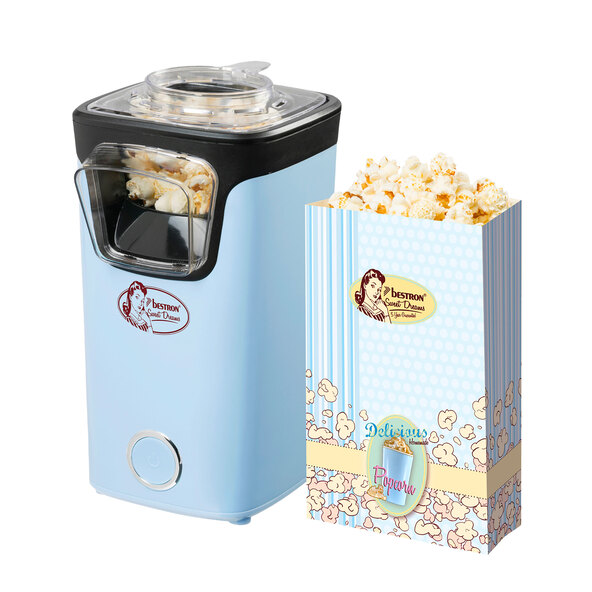 Popcornmachine, blauw