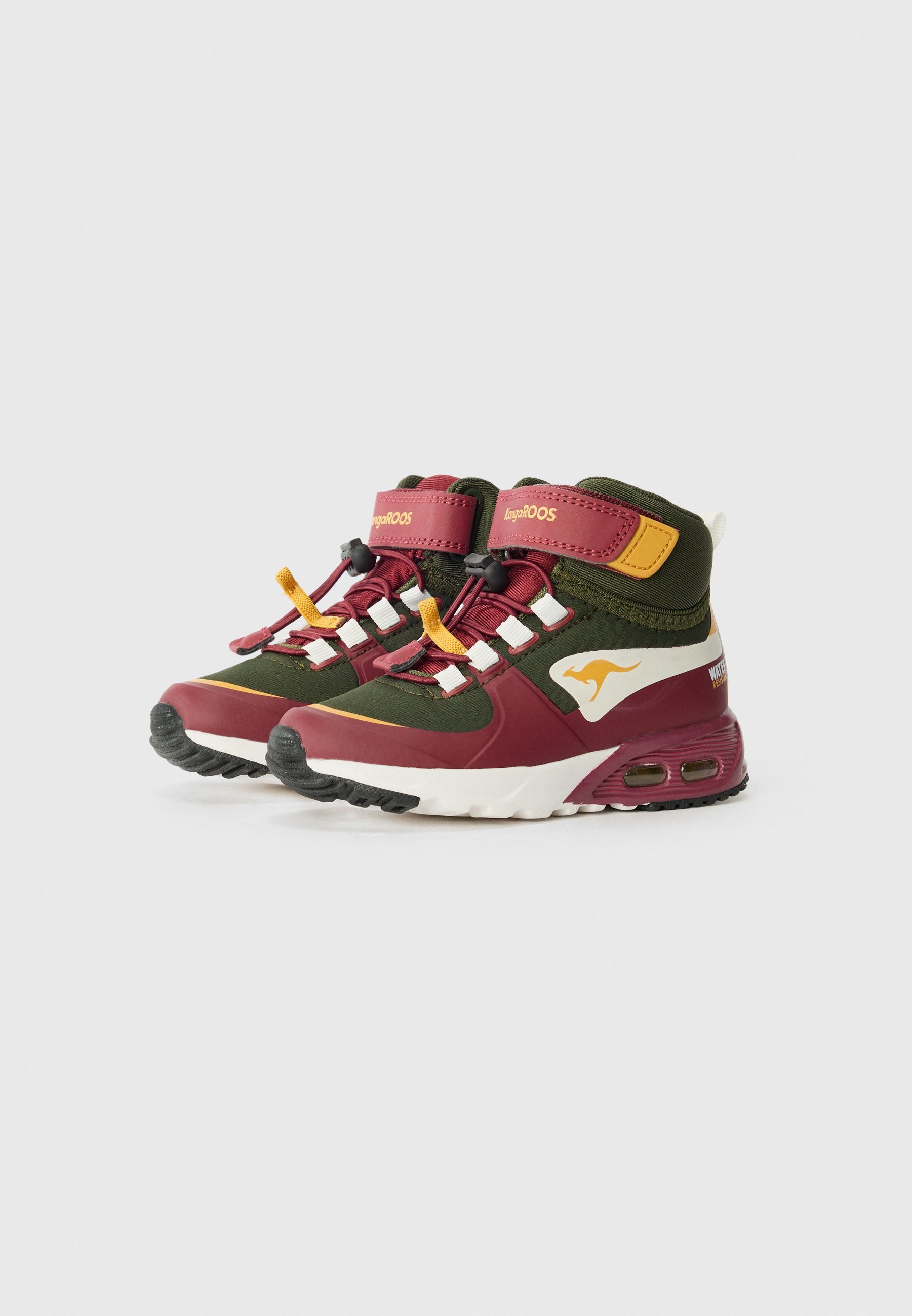 KangaROOS HYDRO UNISEX - Hoge sneakers - legergroen/bladmotief