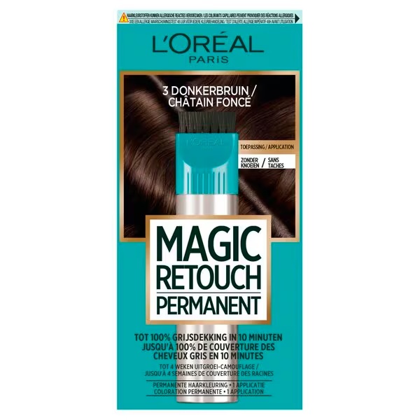 L'Oréal Paris Magic Retouch 3 temno rjava permanentna barva za lase<br>4
