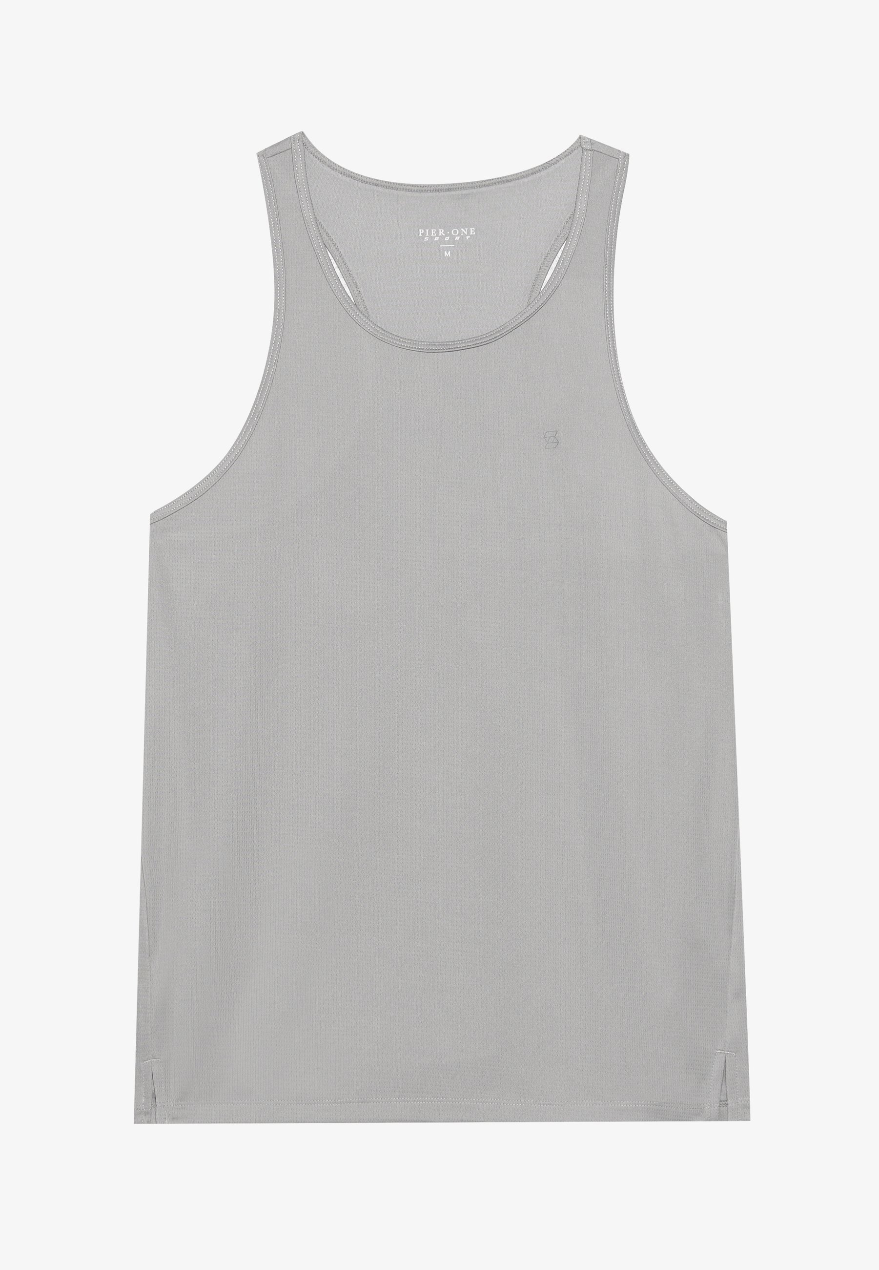 Pier One Sport ESSENTIAL QUICK DRY MUSCLE VEST MET RACER BACK - Top - grijs