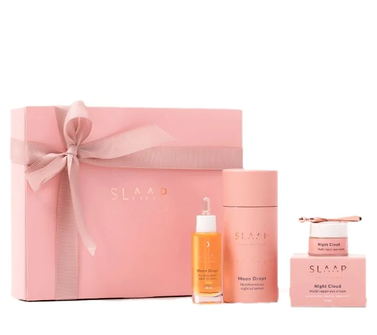 SLAAP Zestaw kosmetyków serum Moon Drops + krem pod oczy Night Cloud