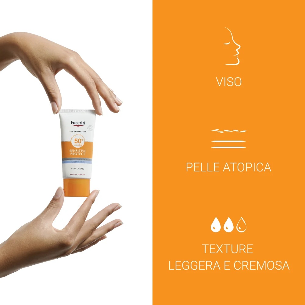EUCERIN Sonnenschutz-Gesichtscreme LSF 50+ 50 ml Hoher Schutz