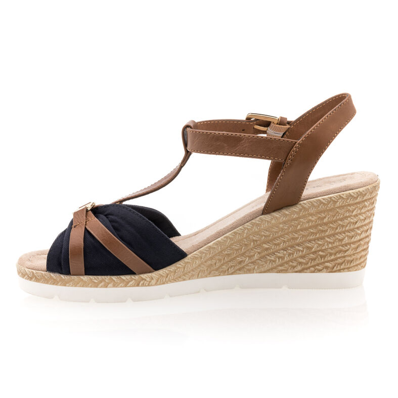 Sandali blu da donna / Scarpe aperte in punta