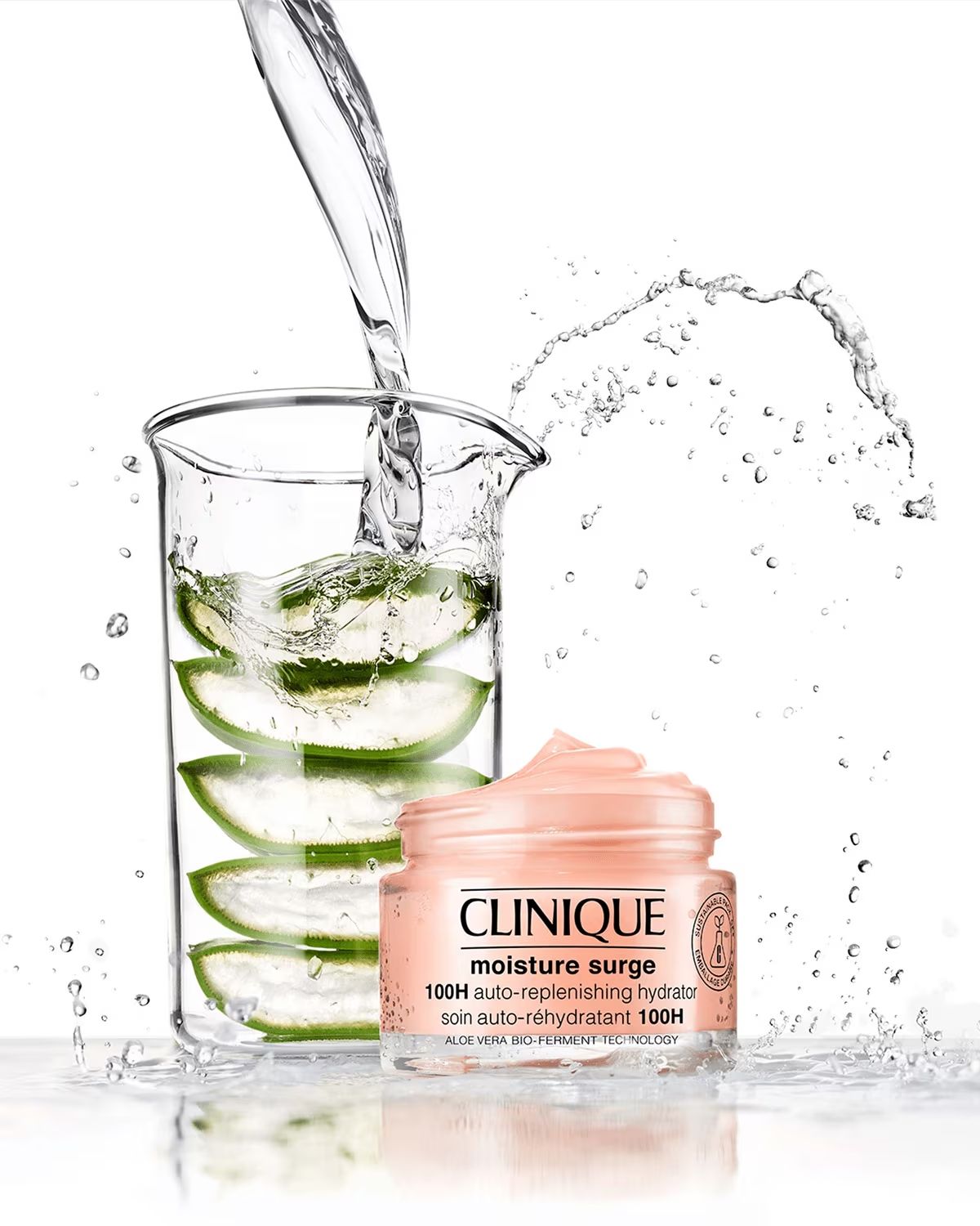 Vlažilna krema Moisture Surge™ 100h z avtomatskim obnavljanjem Vlažilna in negovalna lujo