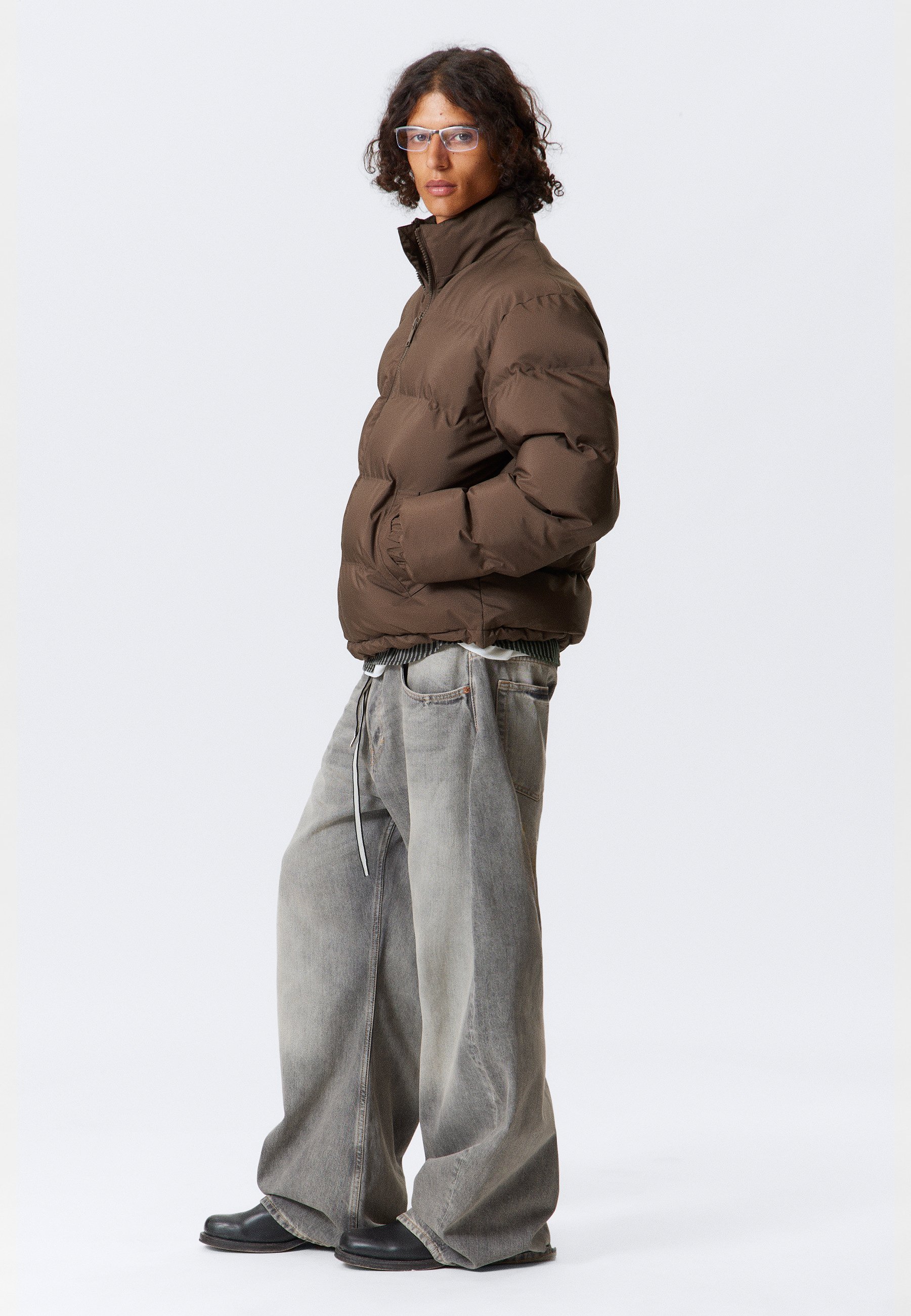 Giacca invernale COLE PUFFER - marrone scuro, ideale per i giorni feriali.