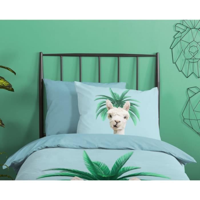 Good Morning PALLAMA Children's Duvet Cover 140x200-220cm Light Blue