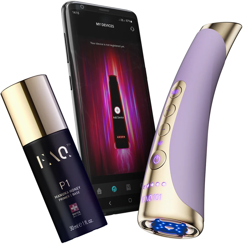 Perguntas frequentes da FOREO™ 101 sobre o dispositivo de alisamento e redução de rugas
