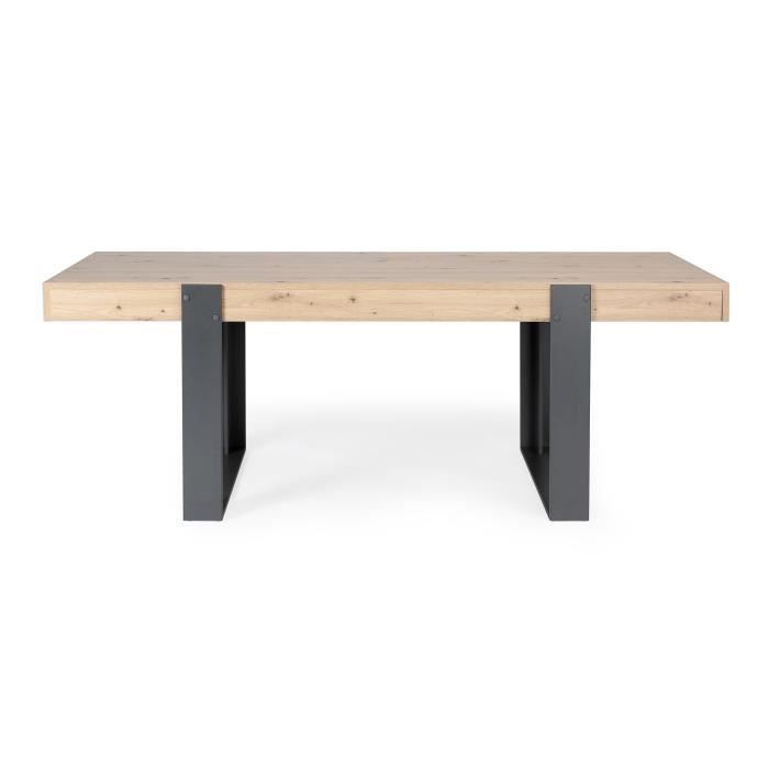 Esstisch – Rechteckig – Spanplatte – Industriell – Loft – B 223,9 x T 93 x H 78,6 cm