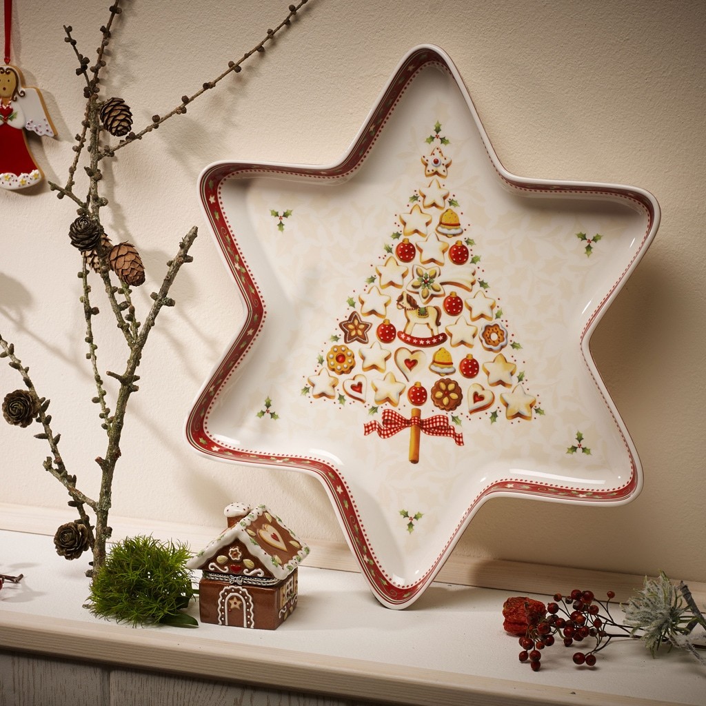 Villeroy & Boch bļoda Star liela ziemas konditorejas delikatese - 1 gab.