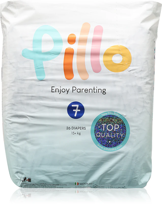 Fraldas descartáveis Pillo Premium XXL tamanho 7