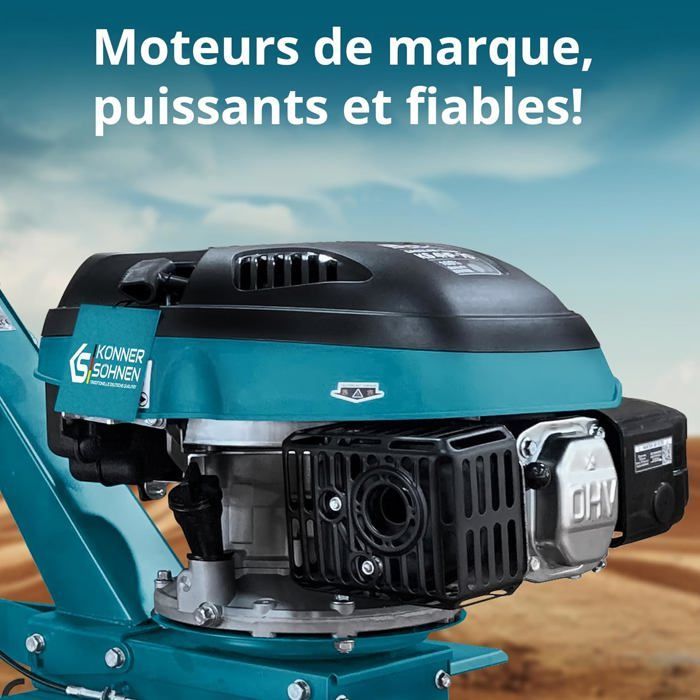 Motoculteur thermique à essence KS 4HP-70 TM Könner & Söhnen