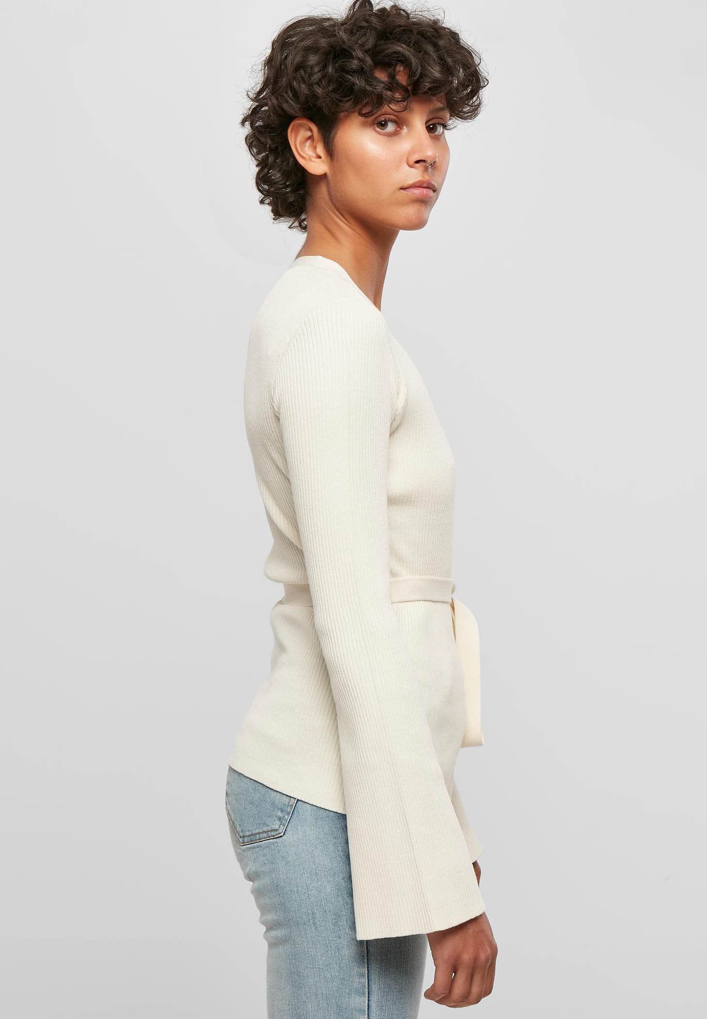 Urban Classics WRAPPED - Cardigan - wit zand
