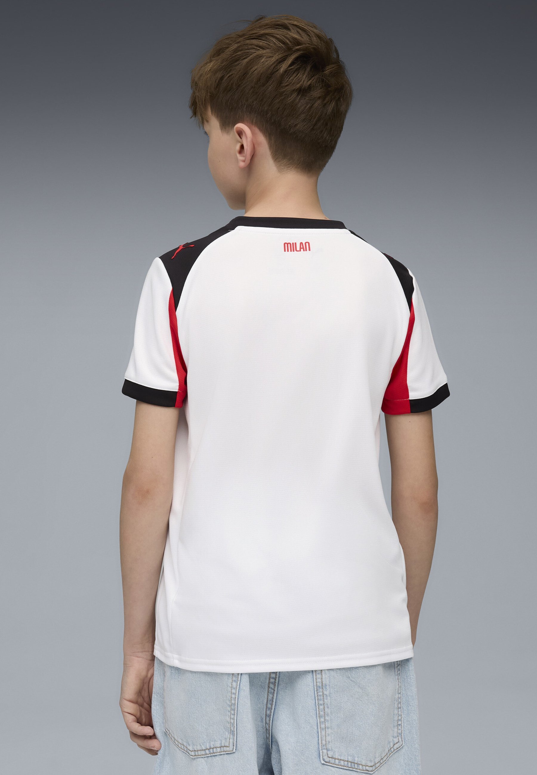 Puma ACM AWAY JERSEY REPLICA JR - Voetbalshirt - puma wit-voor alle tijden rood