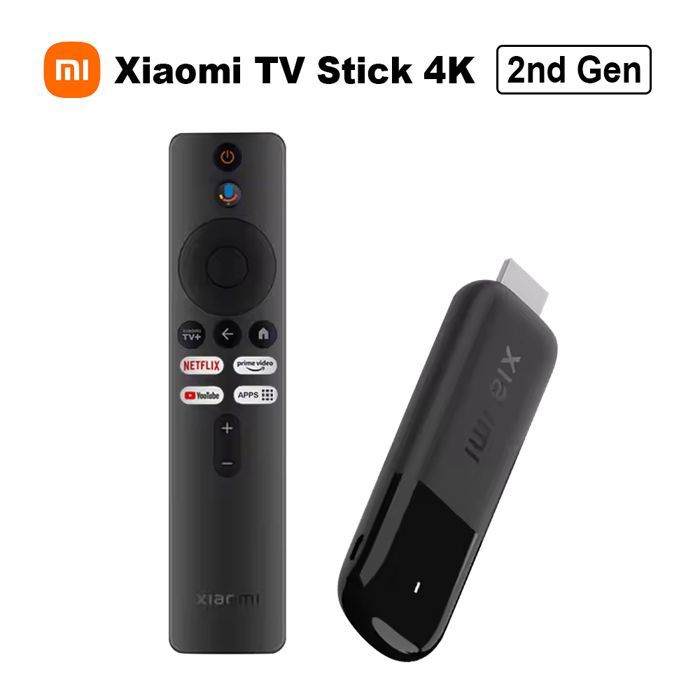 Xiaomi TV Stick 4K di seconda generazione - Google TV - 2 GB di RAM - 8 GB di memoria interna - Bluetooth 5.2