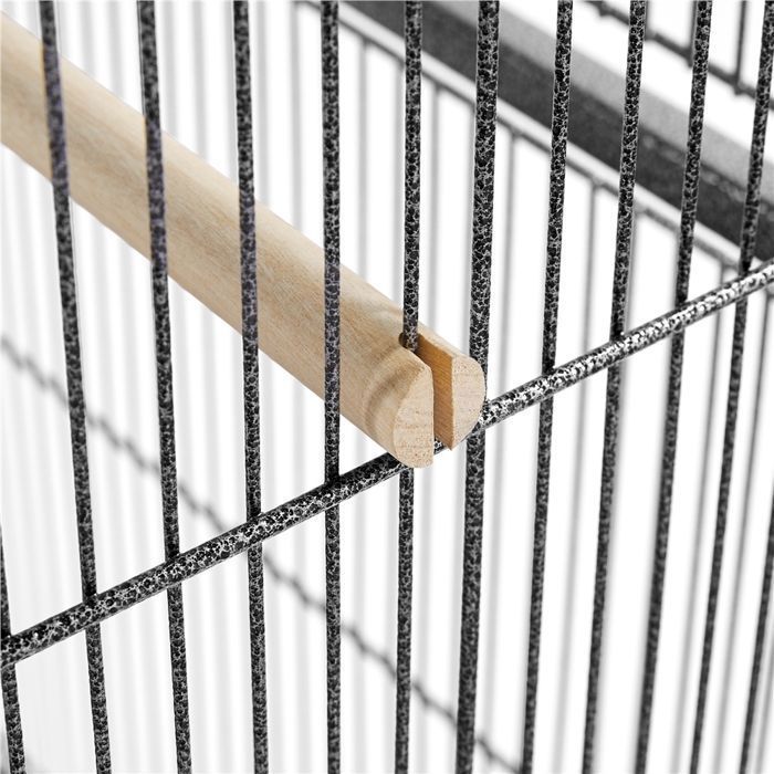 Jaula grande para pájaros Yaheetech con soporte con ruedas, jaula para loros, 65,5 x 42,5 x 136,5 cm