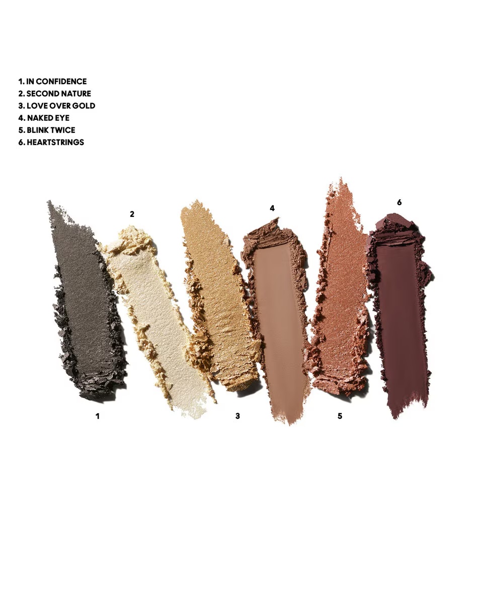MAC Connect In Colour paleta sjenila za oči - Intimate Nudes Oogschaduw paleta - mat, svjetlucavi metalik finiš