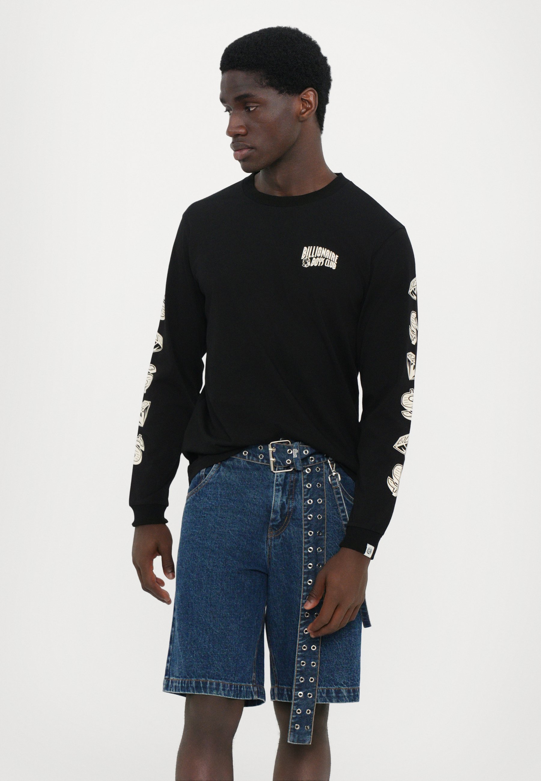 Maglia a maniche lunghe Billionaire Boys Club DIAMONDS DOLLARS - nera