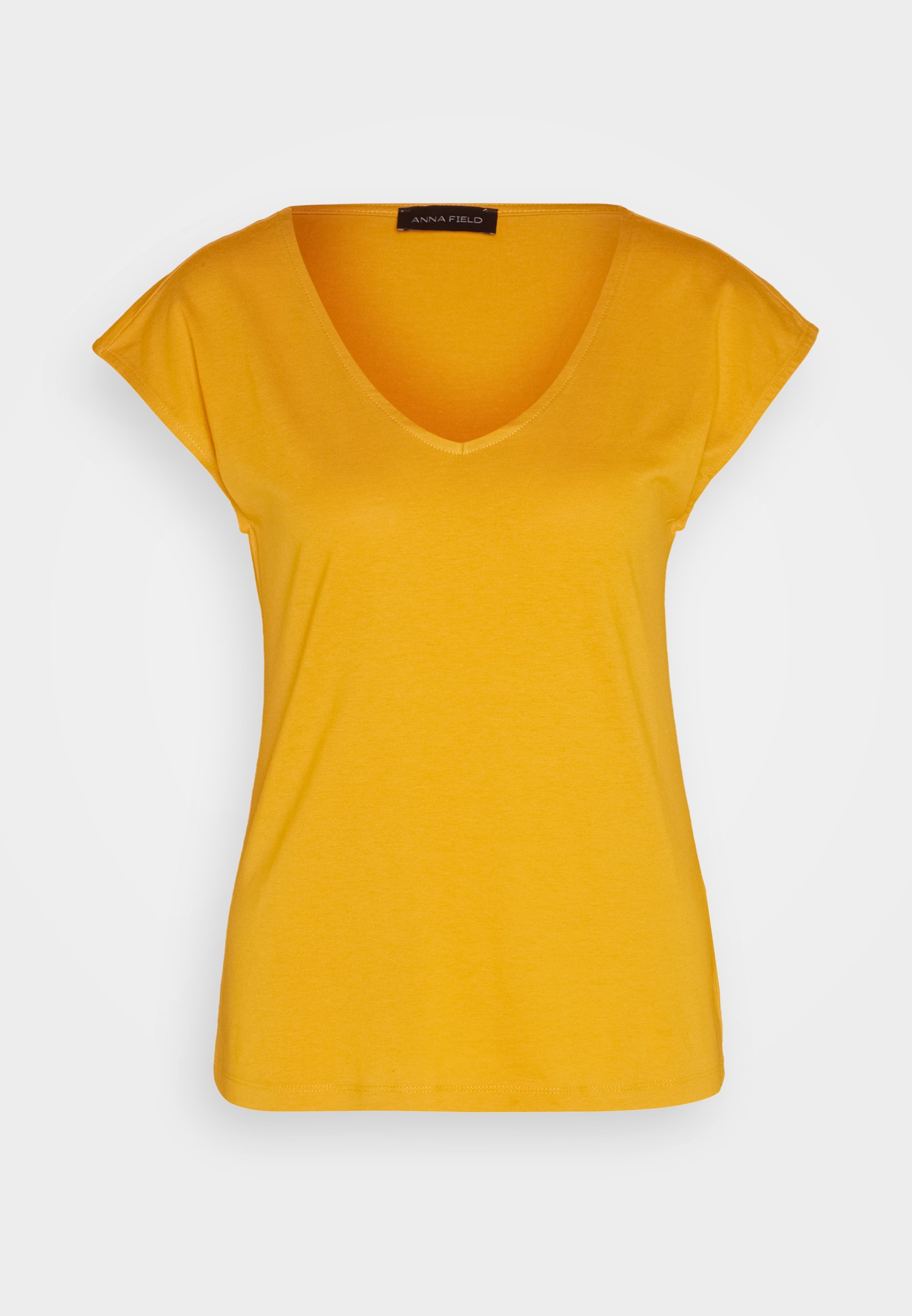 Anna Field Basic T-shirt - goudgeel