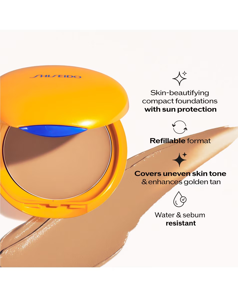 SHISEIDO Αντηλιακό Μαυρίσματος Compact Foundation SPF10