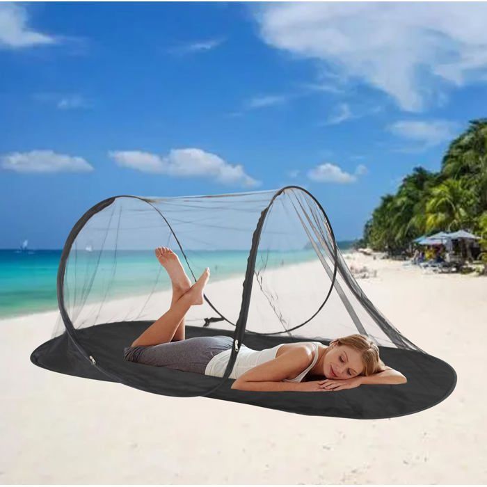 Moskitonetz – Schnell faltbar – Ultraleicht – 200 x 72 x 70 cm – Wasserdichtes Material