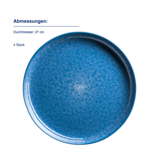 Kombiservice Filippa, blau, 16-tlg.