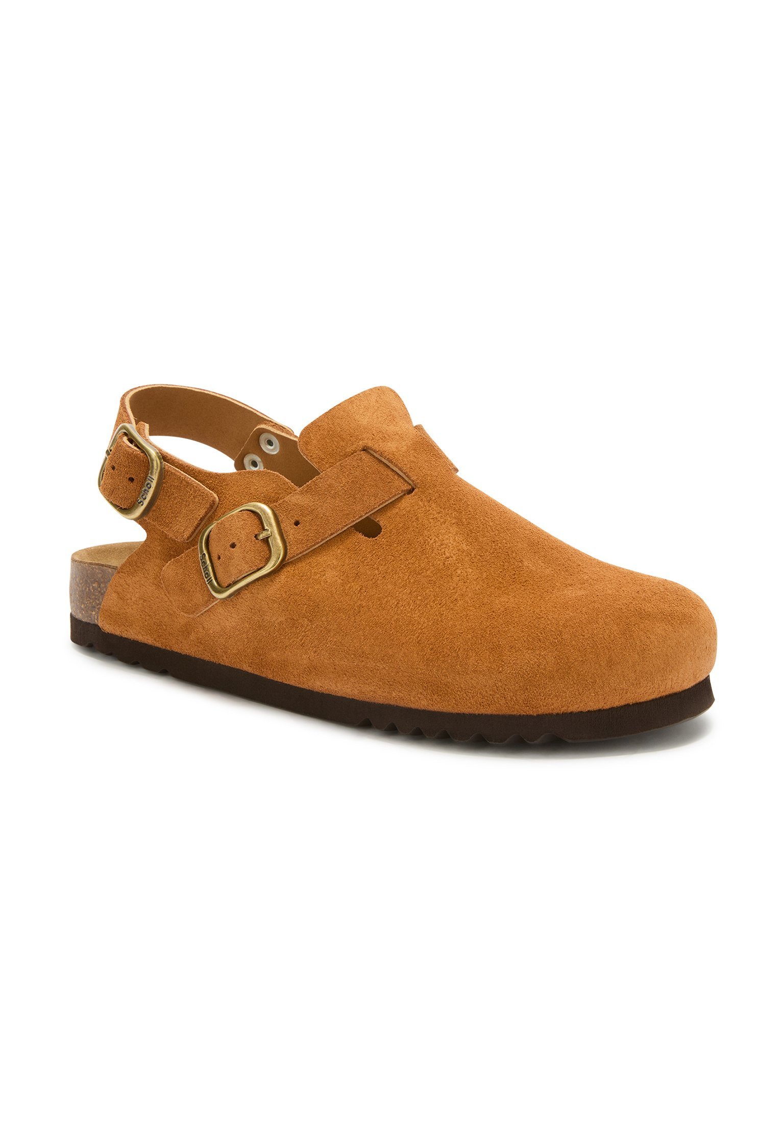 Scholl Mules - cognac
