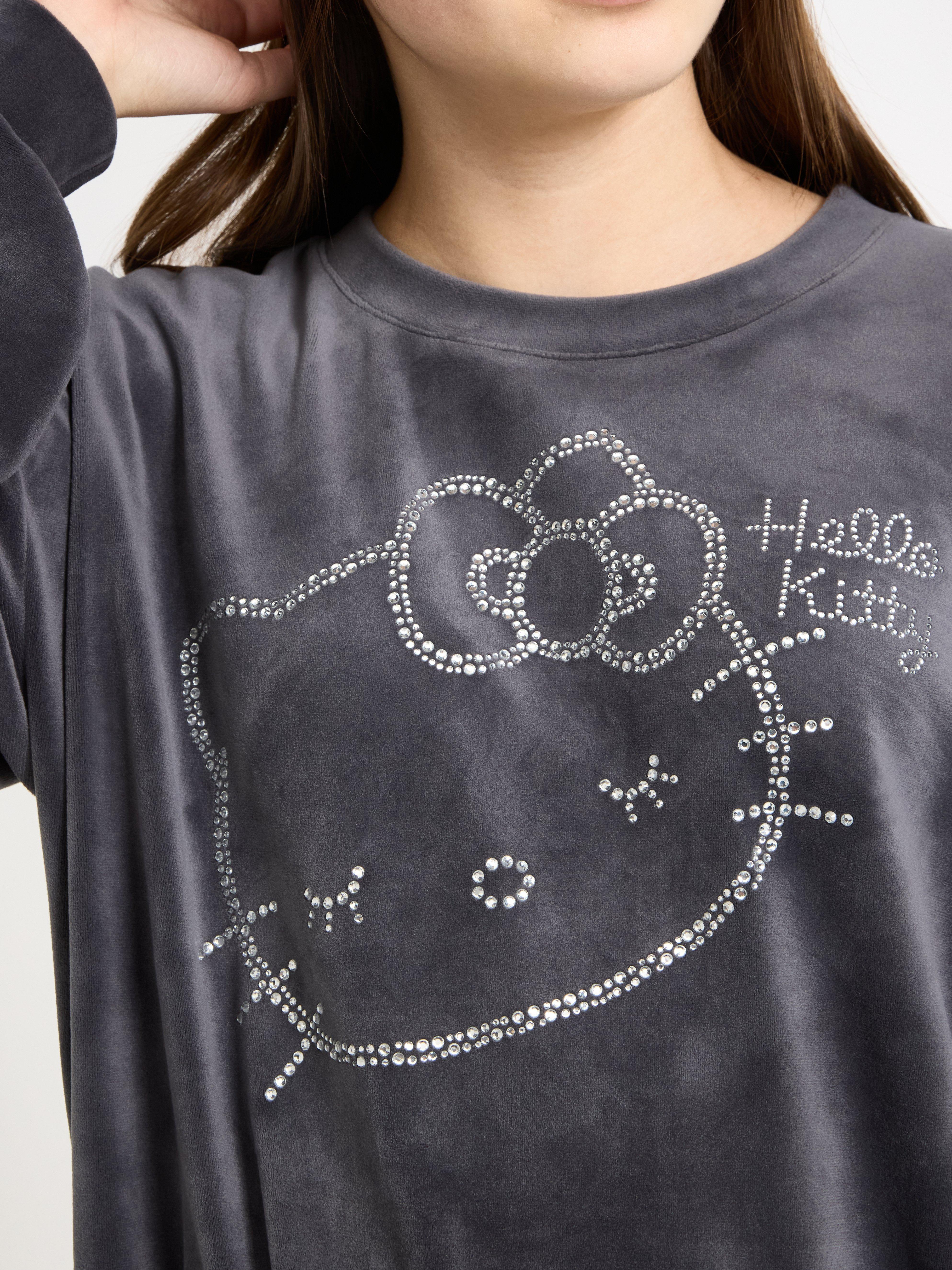 Hello Kitty sweatshirt Mørkegrå