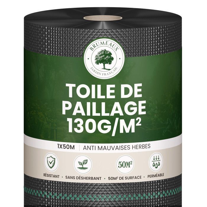 Toile de Paillage 50M 130g/m²