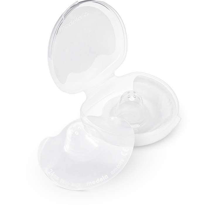 MEDELA - Contact™ Nipple Shields Size M - Comfortable breastfeeding, ultra-thin soft silicone, BPA-free