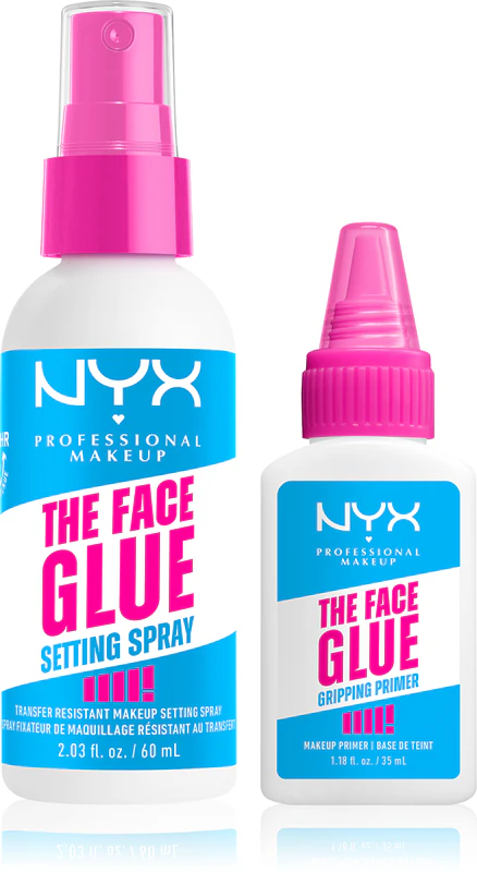 Conjunto de maquiagem profissional NYX The Face Glue para um look perfeito