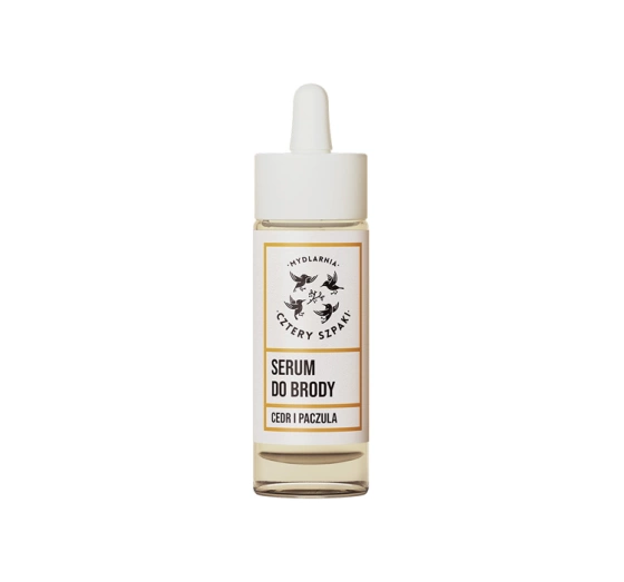 Mydlarnia Cztery Szpaki serum do brody Cedr i Paczula 30ml