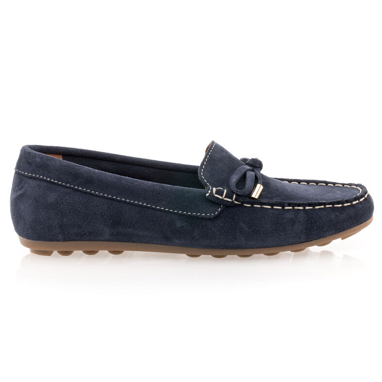 Mocassins / chaussures bateau Femme Bleu