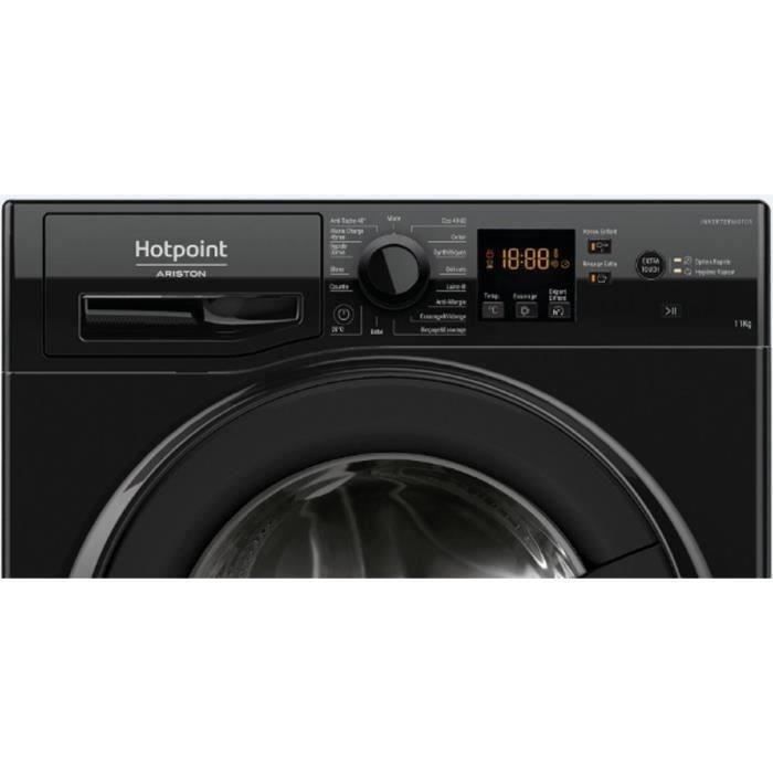 HOTPOINT NS11469FBKFR Front-Loading Washing Machine - 11 kg - Induction - 60cm Wide - 1400 rpm - Energy Class A - Black