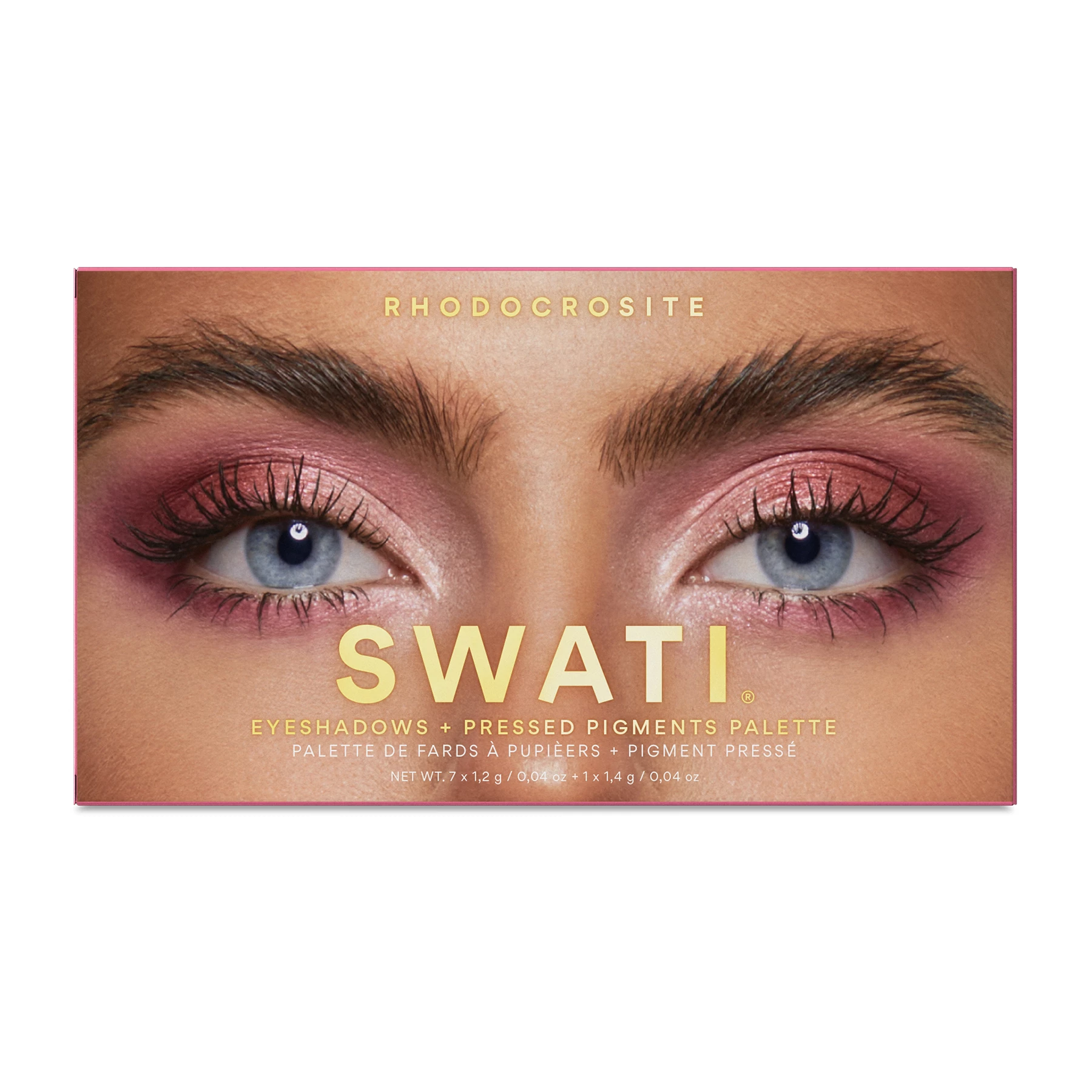 Paletă de farduri de pleoape cu rodocrozit - SWATI Cosmetics