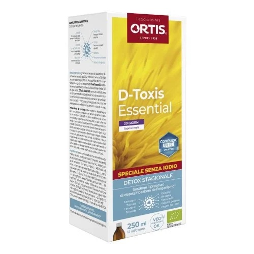 D-Toxis Essential Biologische Framboos en Hibiscus 250 ml stimuleert de ontgiftingsfuncties