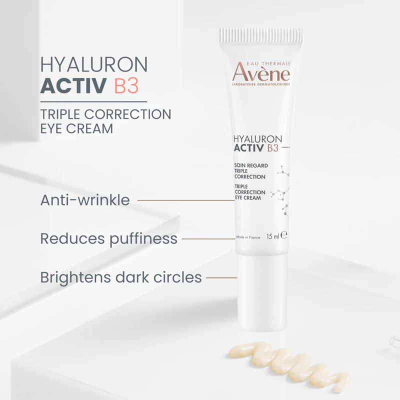 Avène Hyaluron Activ B3 Očný krém Trojitý očný krém