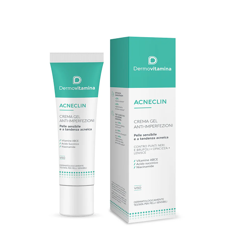 Acneclin Crema Gel Anti-Imperfezioni - Tratt.viso 24 ore antimperfezioni, Gel viso antimperfezioni