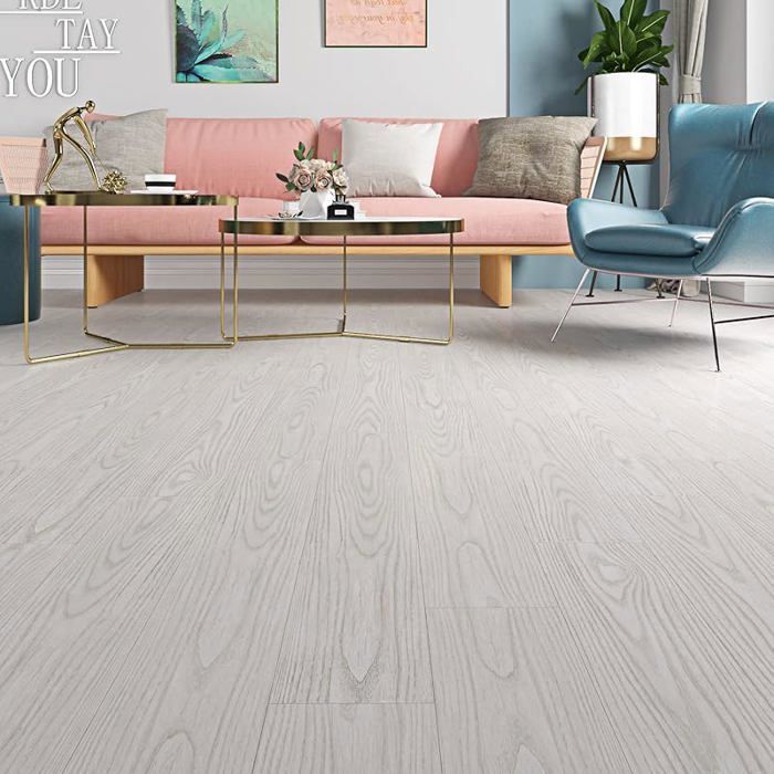 16 baldosas de PVC para suelo, adhesivas, para cocina, 90x15cm, lavables, blancas, para baño, suelo de parquet, adhesivas, 16 baldosas, suelo de PVC