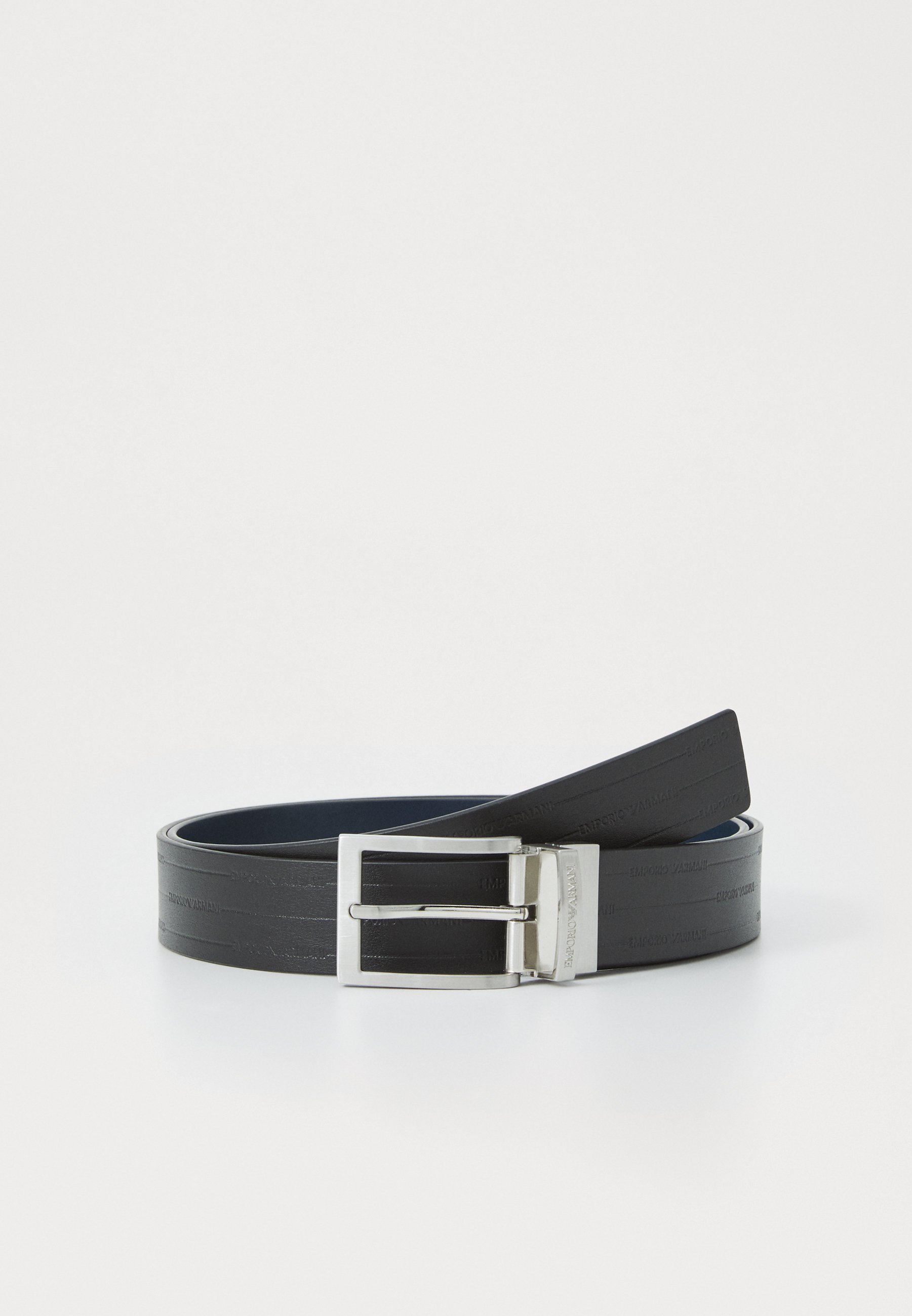Emporio Armani TONGUE BELT UNISEX - Riem - nero/blu