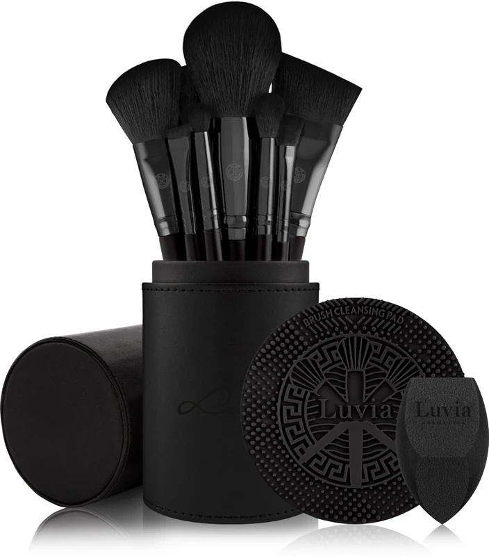 Luvia Cosmetics Prime Vegan Pro Black Edition komplet čopičev