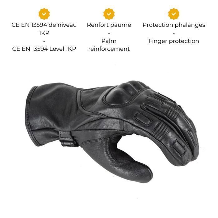 Guantes de moto TTR V2 MOTOBLOUZ con certificación CE