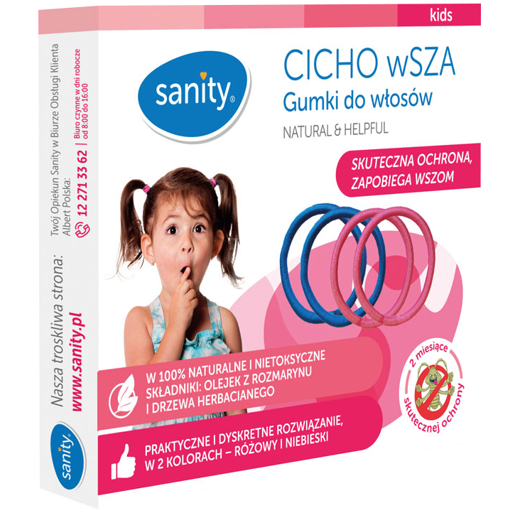 Sanity traka za kosu, 4 komada
