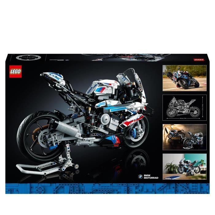 LEGO® Technic 42130 BMW M 1000 RR, Construction Moto BMW, Maquette Moto GP, Échelle 1:5, Cadeau Motard, pour Adultes