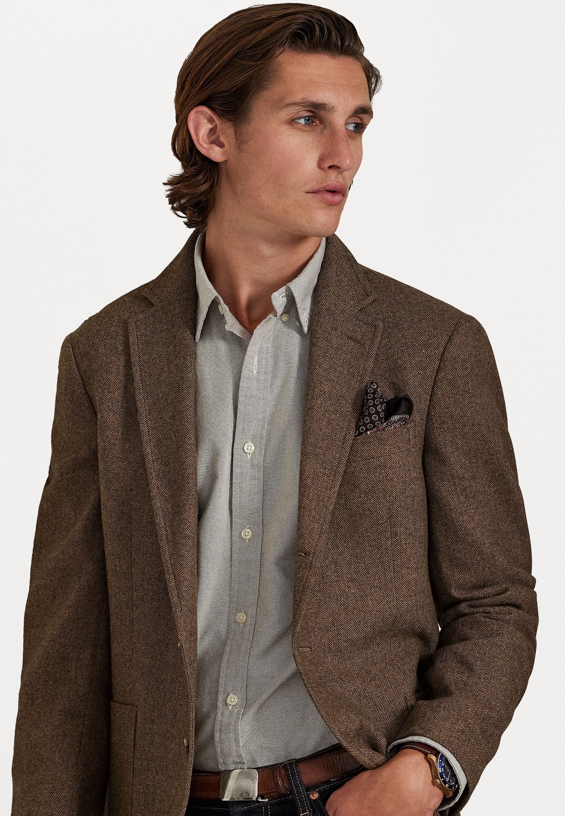 Polo Ralph Lauren Slim Fit Oxford Shirt - Shirt - lichtroodbruin