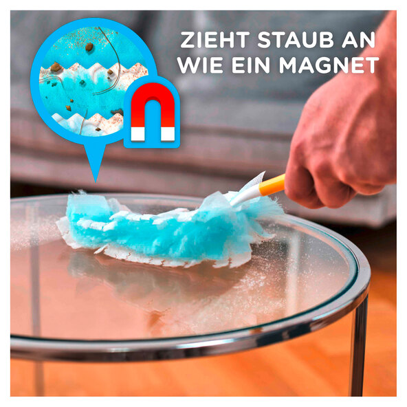 Magnetkit för dammvippor (handtag + 15 dukar)